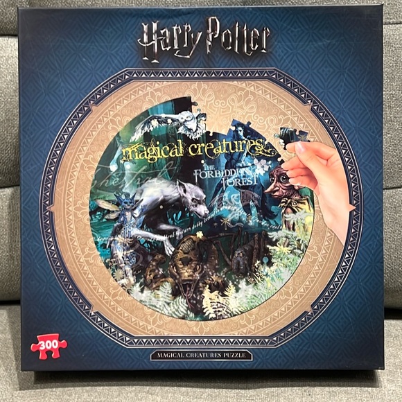 ⚫️2/$12⚫️Harry Potter Puzzle Magical Creatures The Forbidden Forest 300 pc - Picture 1 of 4
